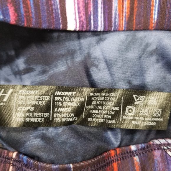 Peloton x WITH Melody High Neck Racerback Cutout Back Sports Bra - Picture 6 of 7